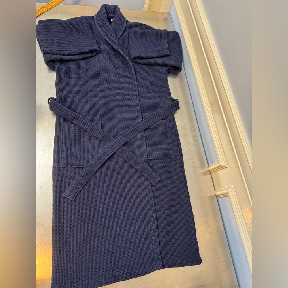 Turkish cotton Waffle Knit Spa Robe - Picture 3 of 11